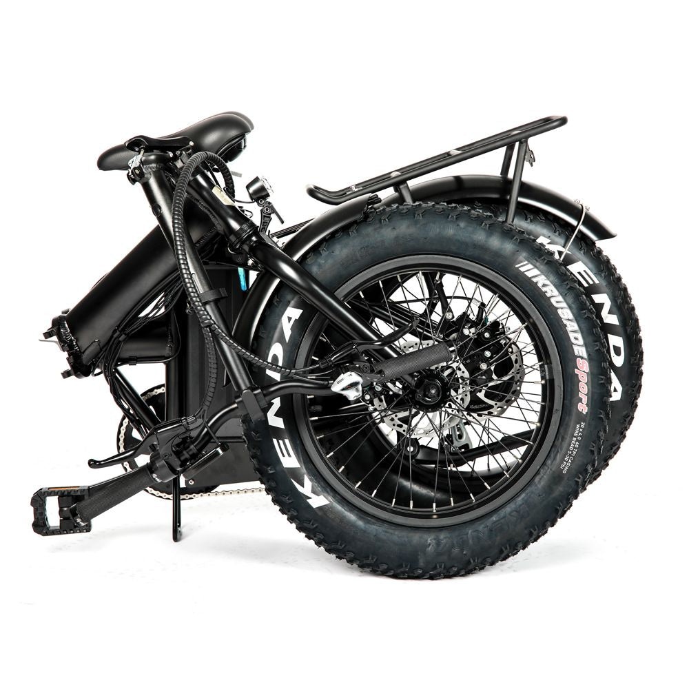 EUNORAU E-FAT-MN 48V500W12.5Ah 20"x4" Foldable Fat Tire Step Over Electric Bike, Wheels
