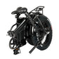 EUNORAU E-FAT-MN 48V500W12.5Ah 20"x4" Foldable Fat Tire Step Over Electric Bike, Wheels