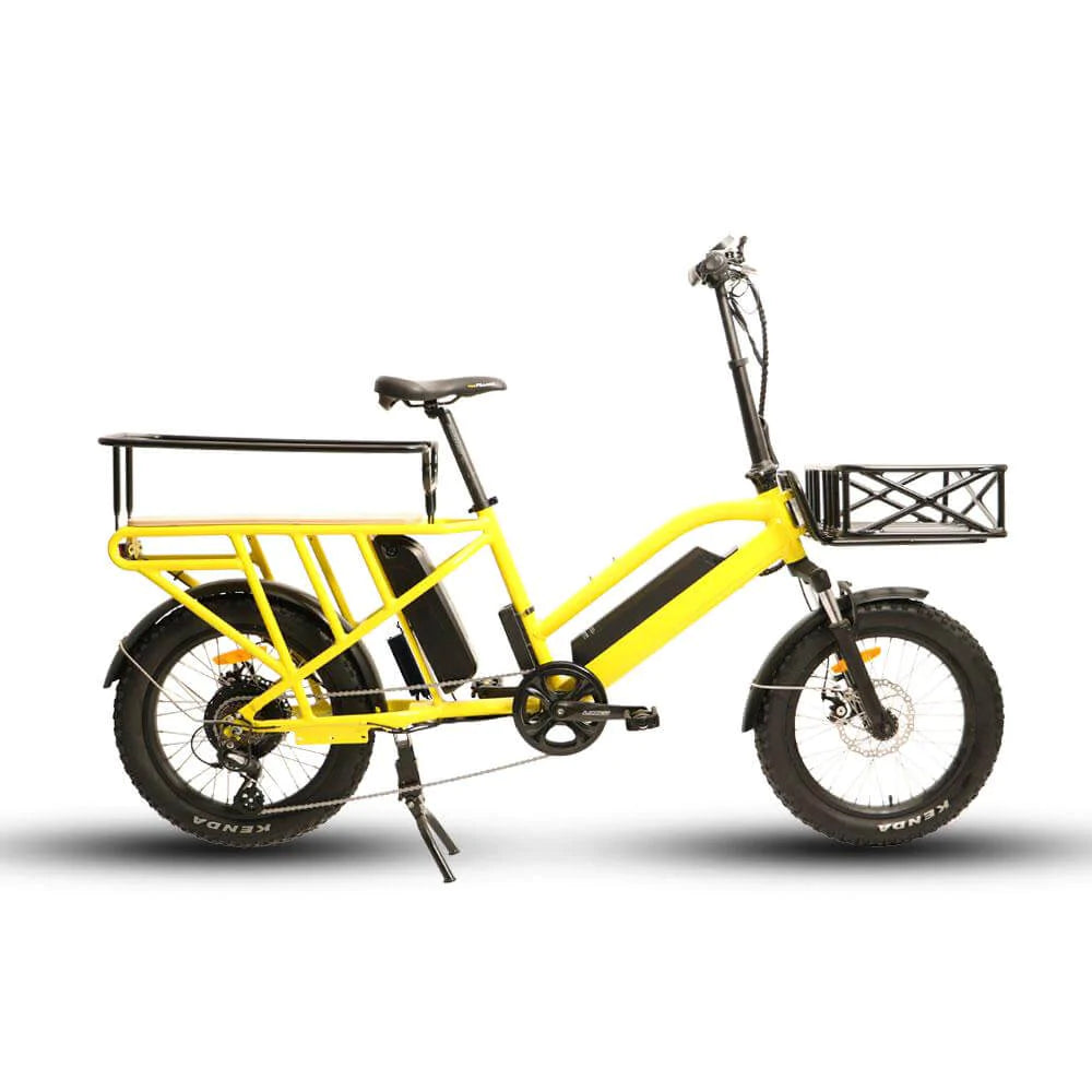 Eunorau G30 Cargo Step-Thru Bike 20"x2.8" 48V500W 14/20Ah 35-65 Mile Range Electric Bike