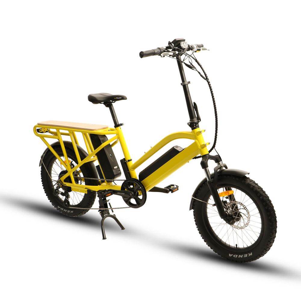 Eunorau G30 Cargo Step-Thru Bike 20"x2.8" 48V500W 14/20Ah 35-65 Mile Range Electric Bike