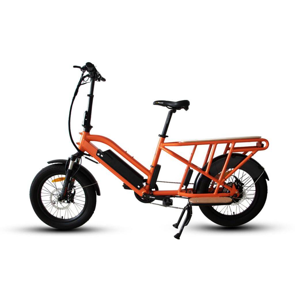 Eunorau G30 Cargo Step-Thru Bike 20"x2.8" 48V500W 14/20Ah 35-65 Mile Range Electric Bike