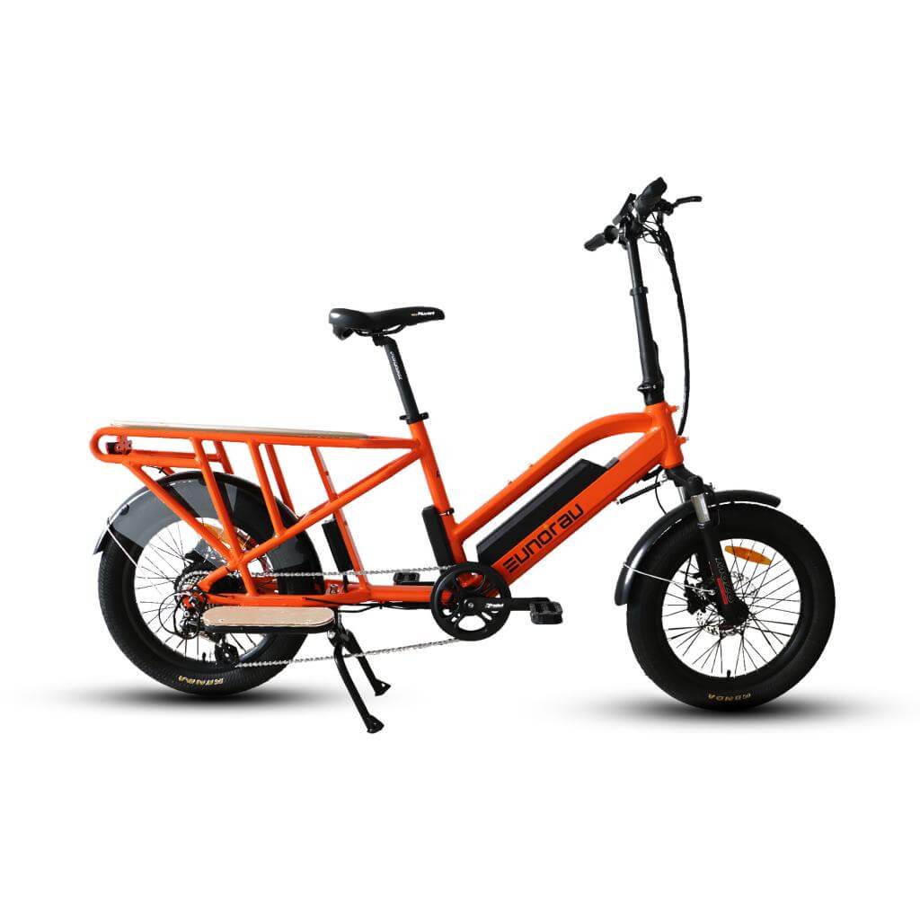 Eunorau G30 Cargo Step-Thru Bike 20"x2.8" 48V500W 14/20Ah 35-65 Mile Range Electric Bike