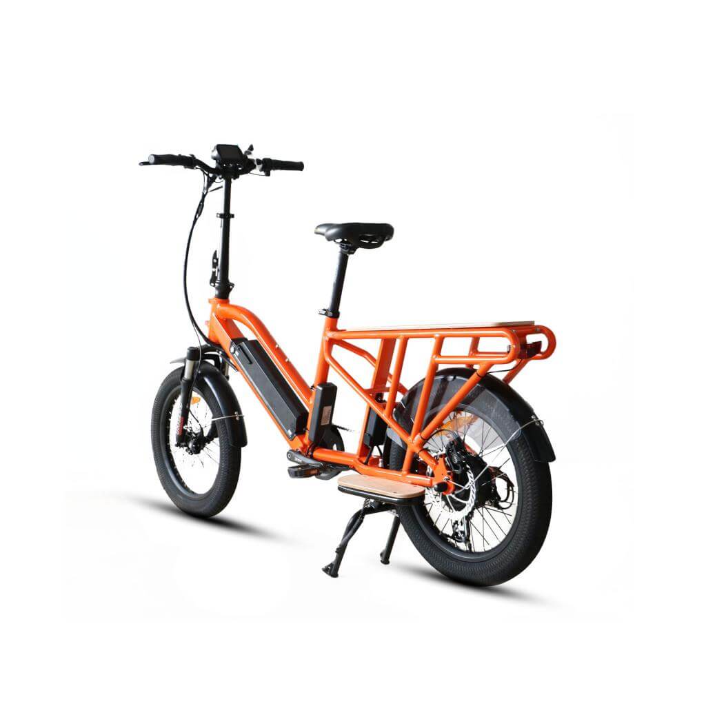 Eunorau G30 Cargo Step-Thru Bike 20"x2.8" 48V500W 14/20Ah 35-65 Mile Range Electric Bike