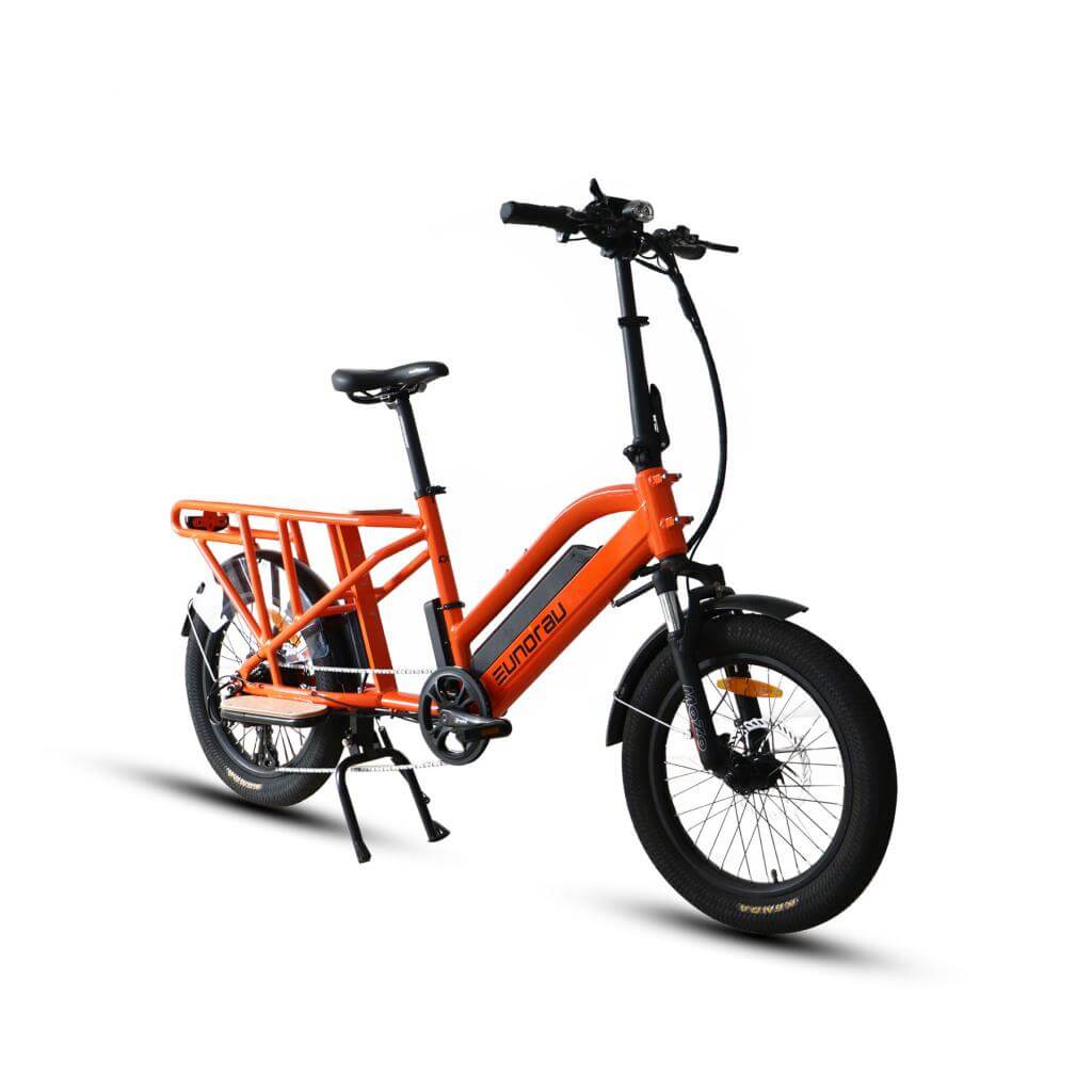 Eunorau G30 Cargo Step-Thru Bike 20"x2.8" 48V500W 14/20Ah 35-65 Mile Range Electric Bike