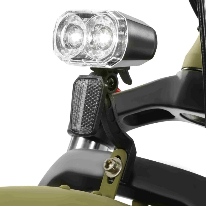 Ecotric Green Headlight