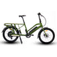 Eunorau Max-Cargo Bike 24"x2.4" 48V750W12Ah 30+ Mile Range, Long Tail Family Wagon