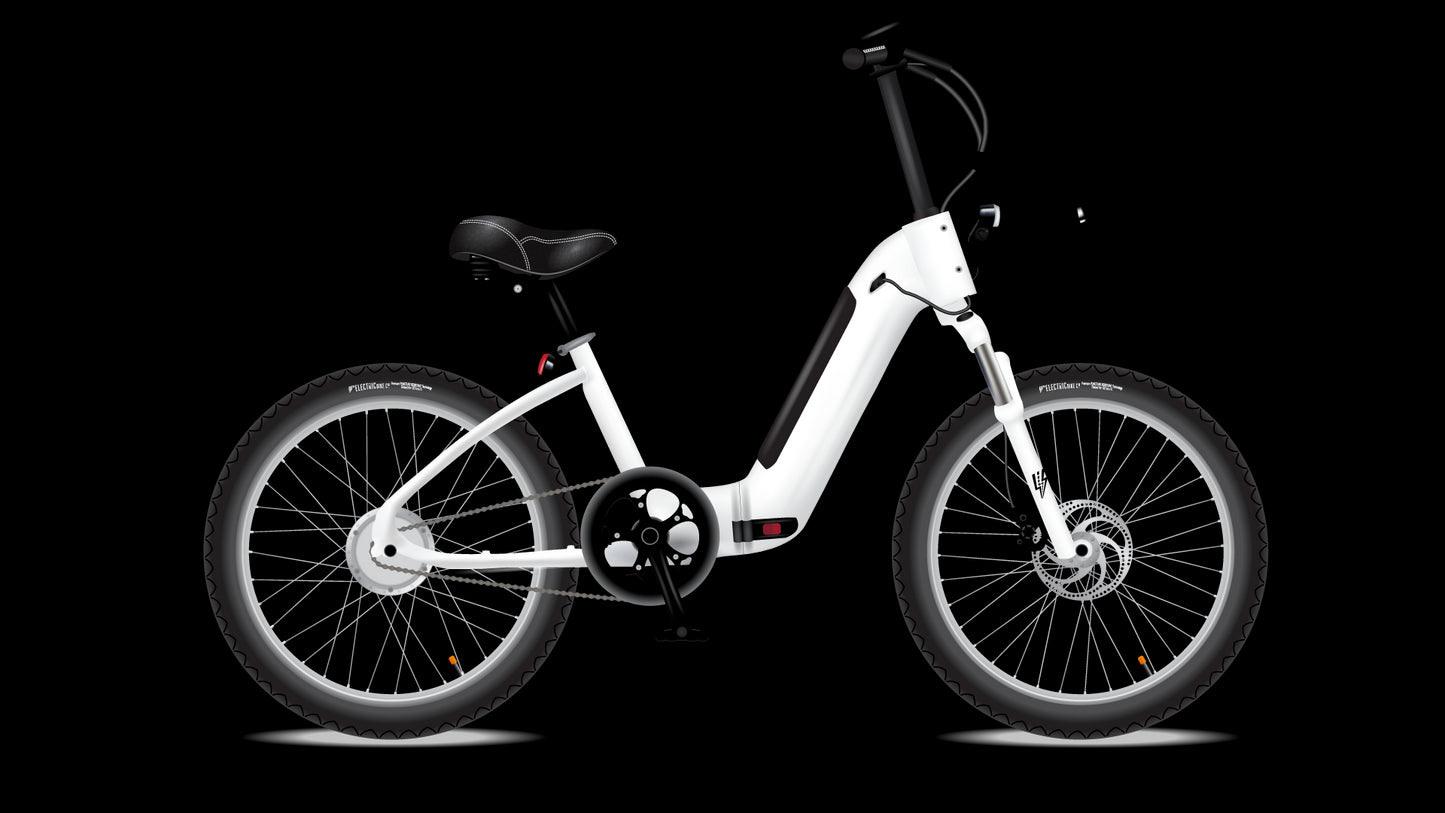 Electric Bike Co Model F White